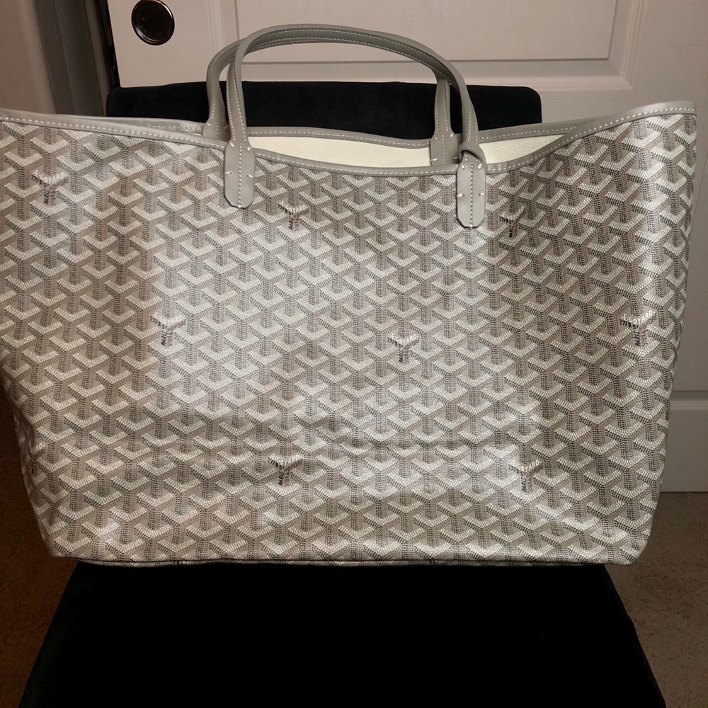 Large Goyard Saint Louis tote.